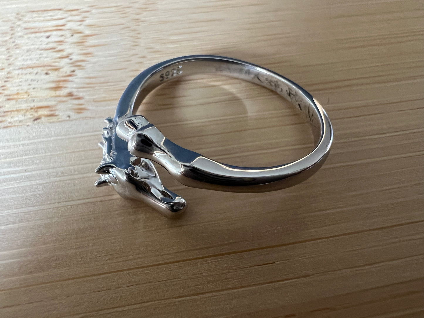 Sterling Silver Adjustable Equine Harmony Ring