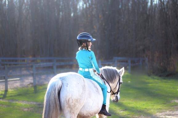 Essence Equestrian Full Seat Breeches - Turquoise (Youth sizes)