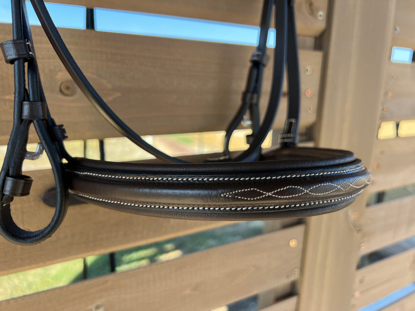 Huntfield Anatomical Bridle - Dark Brown