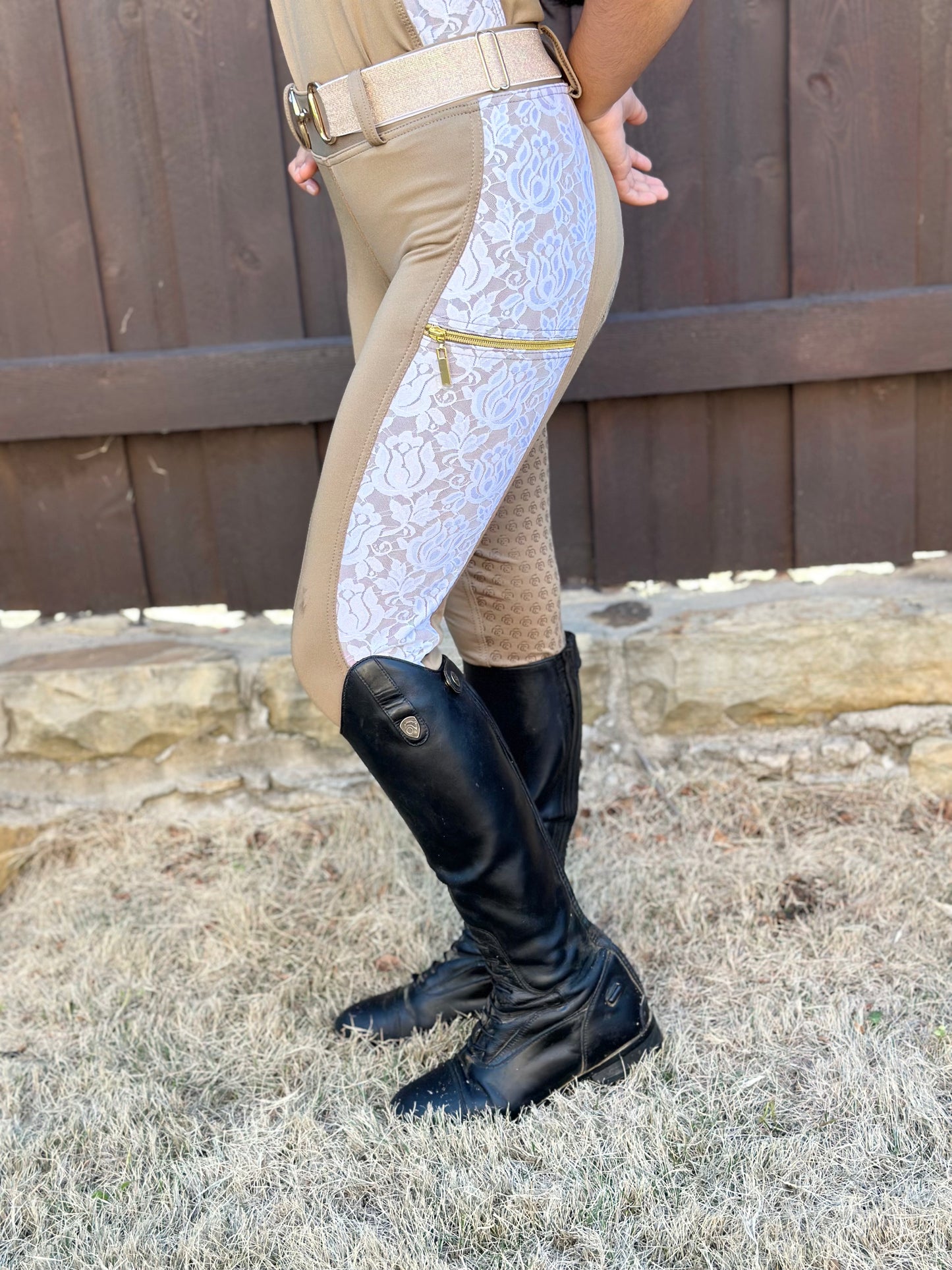Essence Equestrian Full Seat Breeches - Camel (Women sizes)