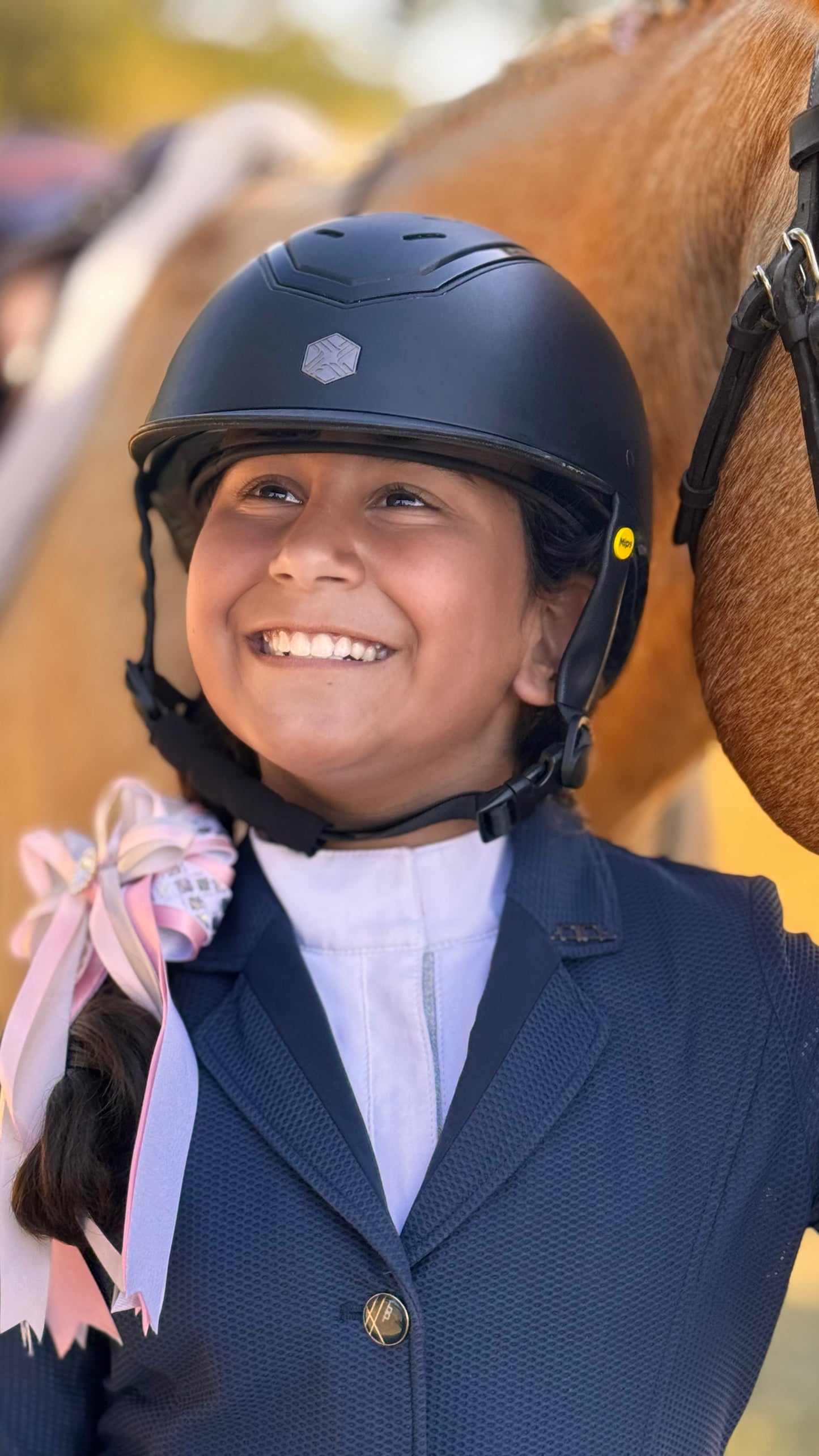 Equestrian Show Bows - Sparkling Pink