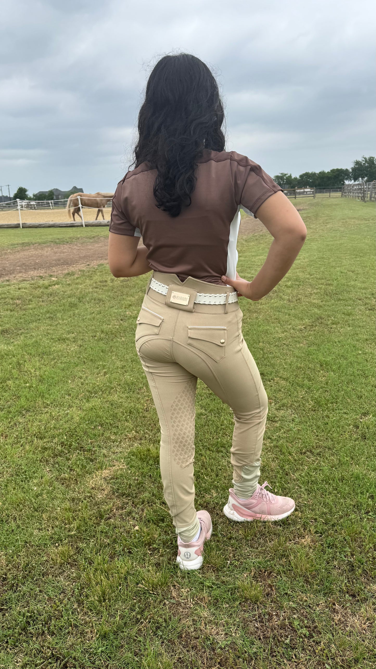 Karma - Equestrian Short Sleeve - Mocha Mist (Youth XL 13/14)